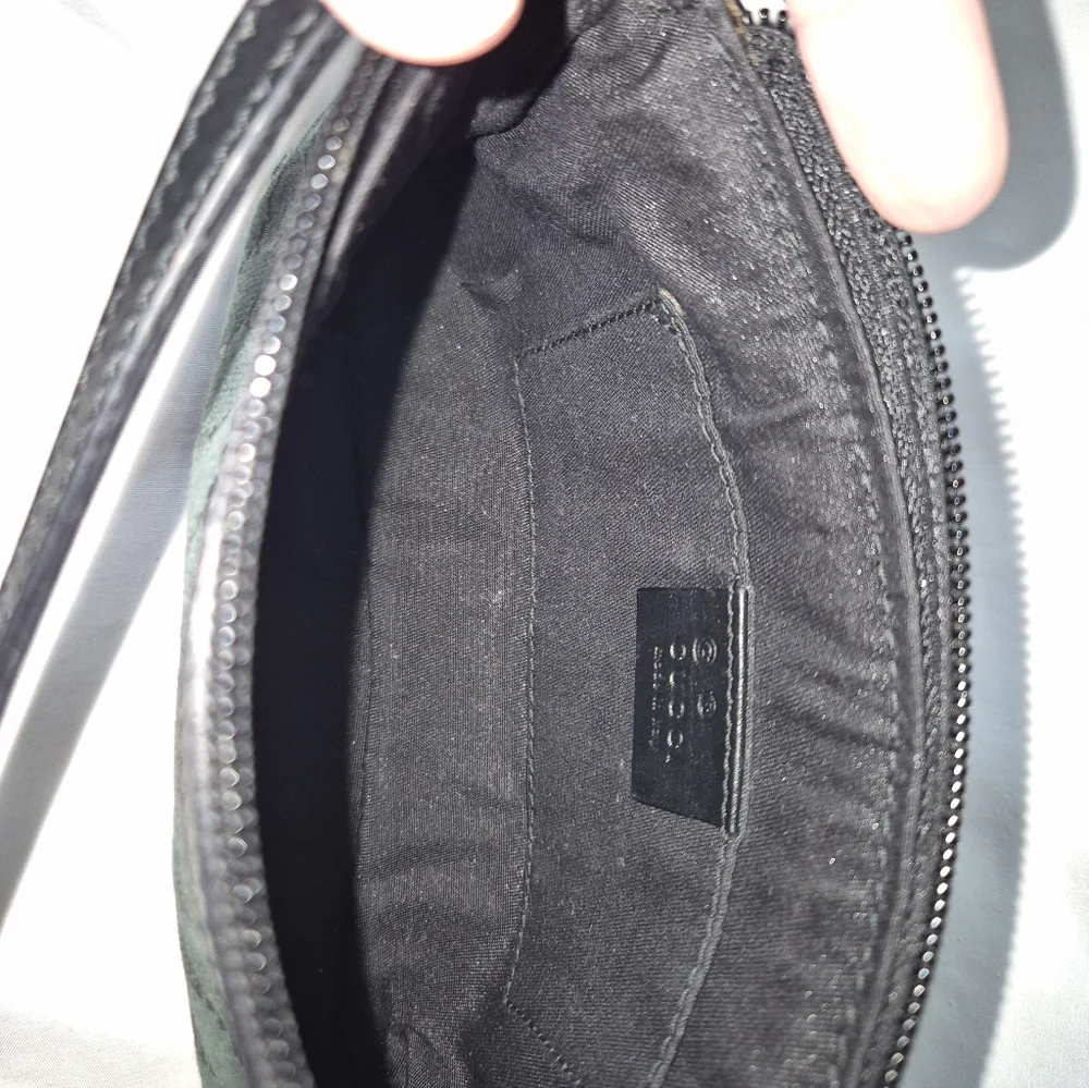 ​PRISTINE Gucci GG Canvas Mini Shoulder Bag – Rare Teal/Green & Black - Picture 10 of 11